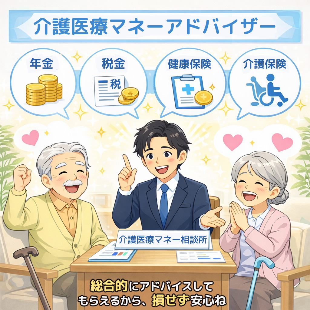 笑顔の高齢夫婦